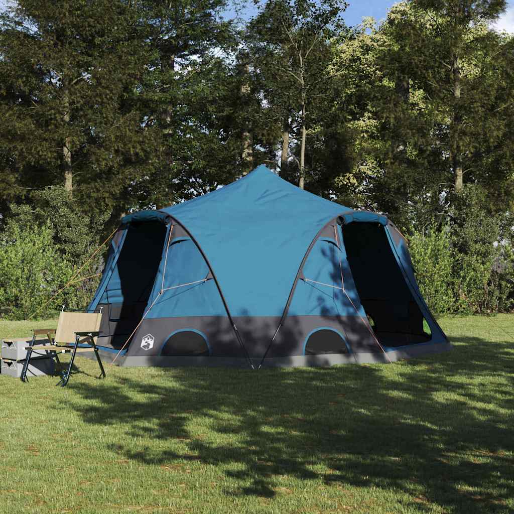 vidaXL Dome Zelt für 4 Personen mit Dach Grün 455 x 252 x 178 cm