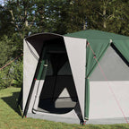 vidaXL Zelt für 6 Personen mit Dach Grün 425 x 396 x 222 cm