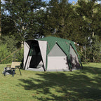 vidaXL Zelt für 6 Personen mit Dach Grün 425 x 396 x 222 cm