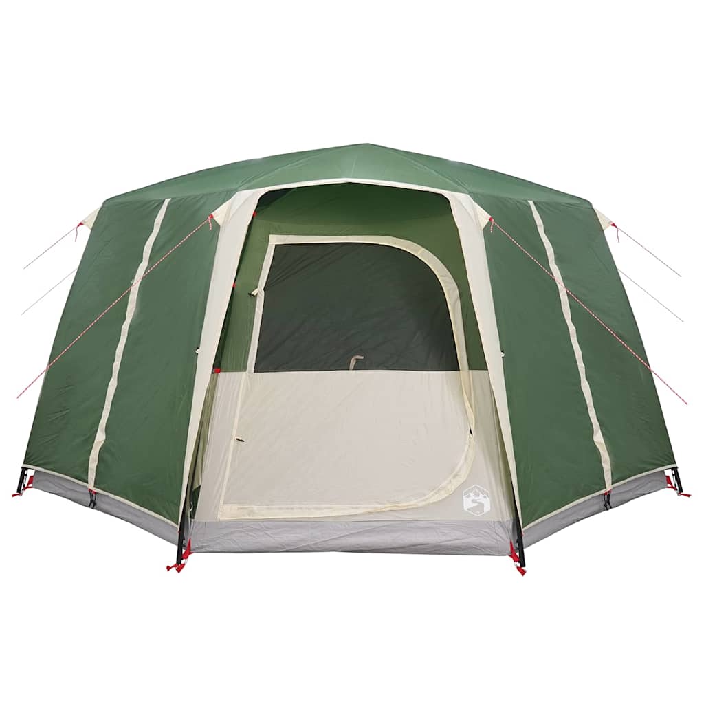 vidaXL Zelt für 6 Personen mit Dach Grün 425 x 396 x 222 cm