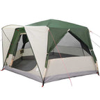 vidaXL Kabinenzelt für 7 Personen mit Dach Grün 400 x 350 x 212 cm