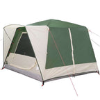 vidaXL Kabinenzelt für 7 Personen mit Dach Grün 400 x 350 x 212 cm