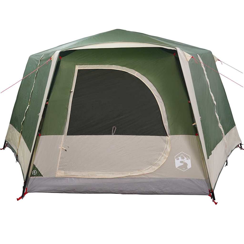 vidaXL Kabinenzelt für 7 Personen mit Dach Grün 400 x 350 x 212 cm