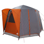 vidaXL Cabin Zelt 3-Personen Grau und Orange 320 x 320 x 203 cm