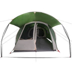 vidaXL Tunnelzelt 4-Personen mit Dach Grün und Weiß 740 x 370 x 220 cm