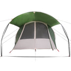 vidaXL Tunnelzelt 4-Personen mit Dach Grün und Weiß 740 x 370 x 220 cm