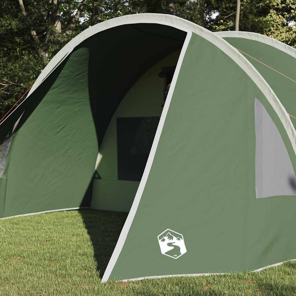 vidaXL Tunnelzelt für 5 Personen Grün und Weiß 805 x 405 x 211 cm