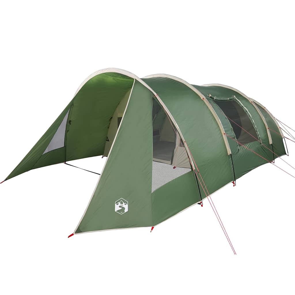 vidaXL Tunnelzelt für 5 Personen Grün und Weiß 805 x 405 x 211 cm