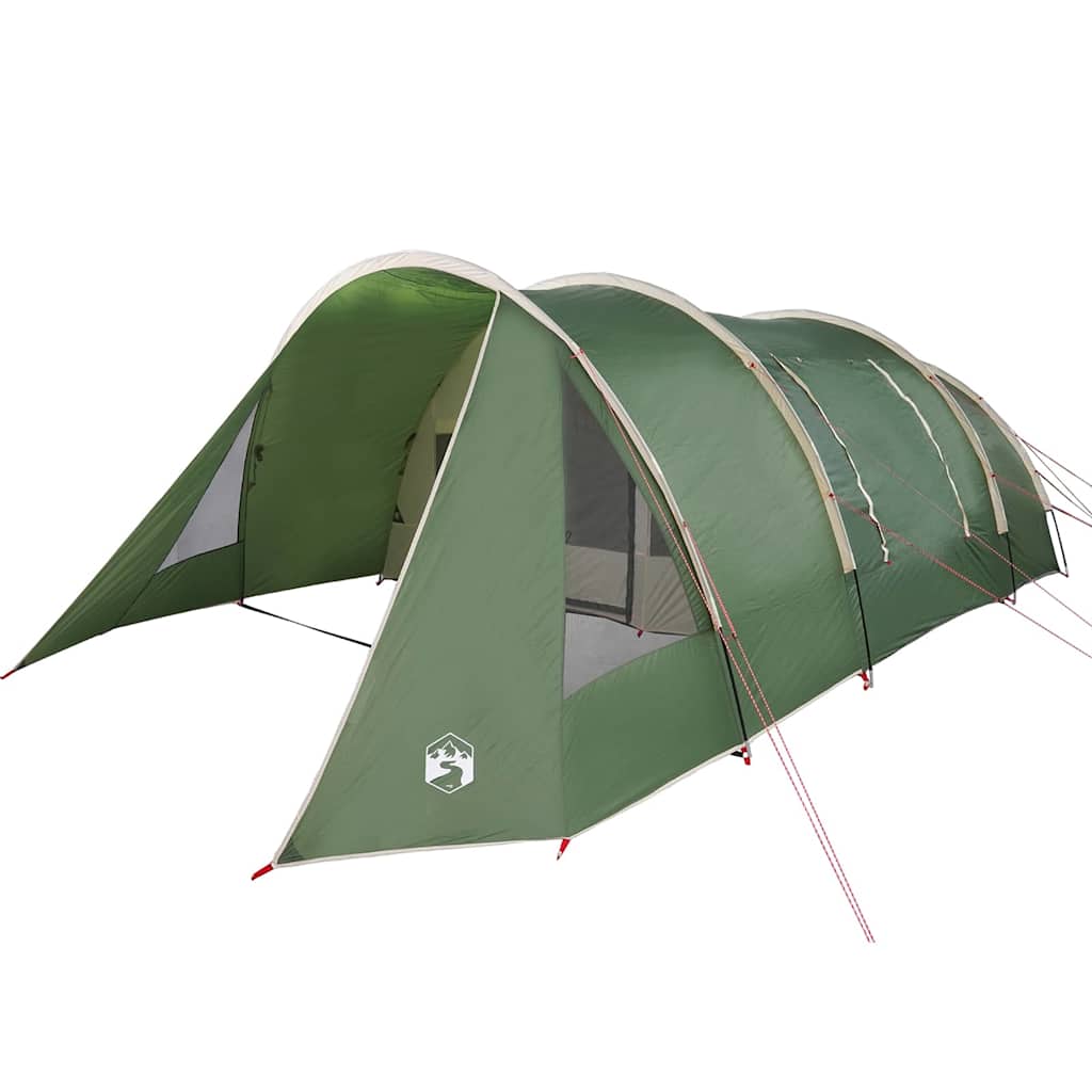 vidaXL Tunnelzelt für 5 Personen Grün und Weiß 805 x 405 x 211 cm