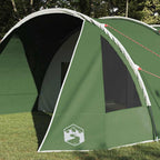 vidaXL Tunnelzelt für 6 Personen Grün und Weiß 890 x 470 x 220 cm