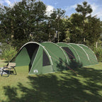 vidaXL Tunnelzelt für 6 Personen Grün und Weiß 890 x 470 x 220 cm