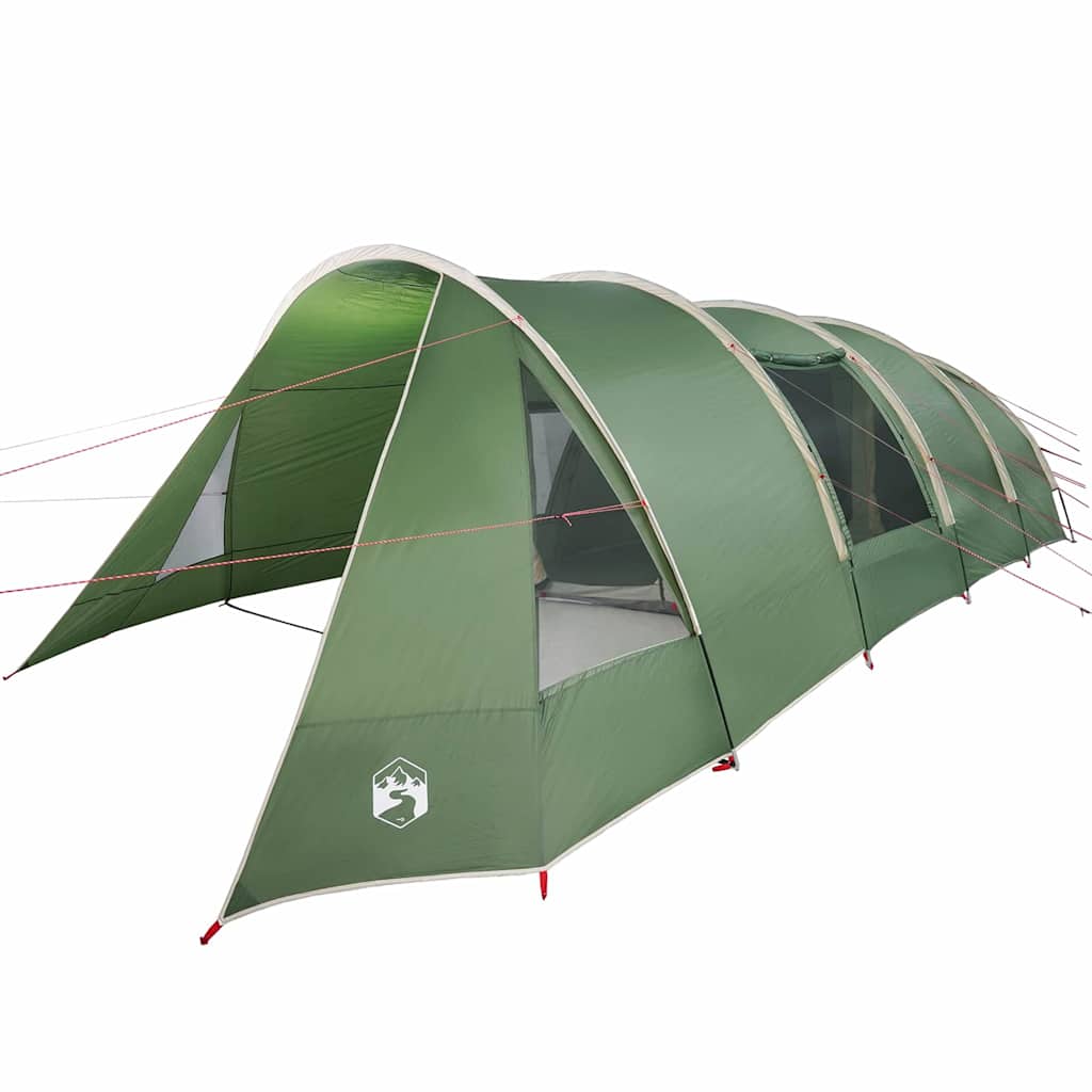 vidaXL Tunnelzelt für 6 Personen Grün und Weiß 890 x 470 x 220 cm