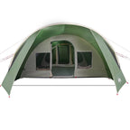 vidaXL Tunnelzelt für 6 Personen Grün und Weiß 890 x 470 x 220 cm