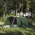vidaXL Tunnelzelt für 3 Personen Grün und Weiß 328 x 228 x 115 cm