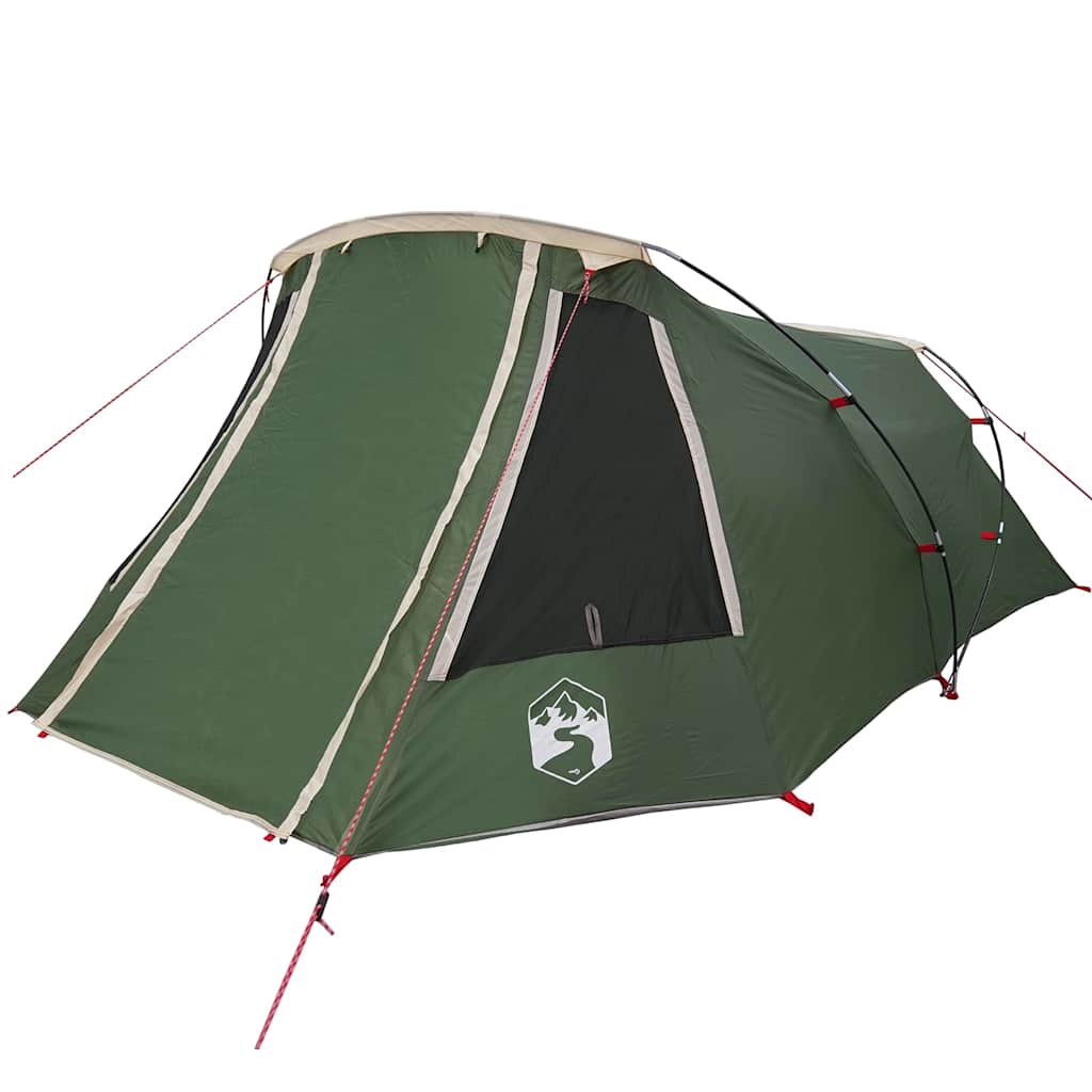vidaXL Tunnelzelt für 3 Personen Grün und Weiß 328 x 228 x 115 cm