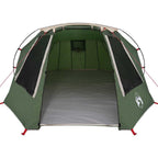 vidaXL Tunnelzelt für 3 Personen Grün und Weiß 328 x 228 x 115 cm