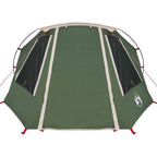 vidaXL Tunnelzelt für 3 Personen Grün und Weiß 328 x 228 x 115 cm