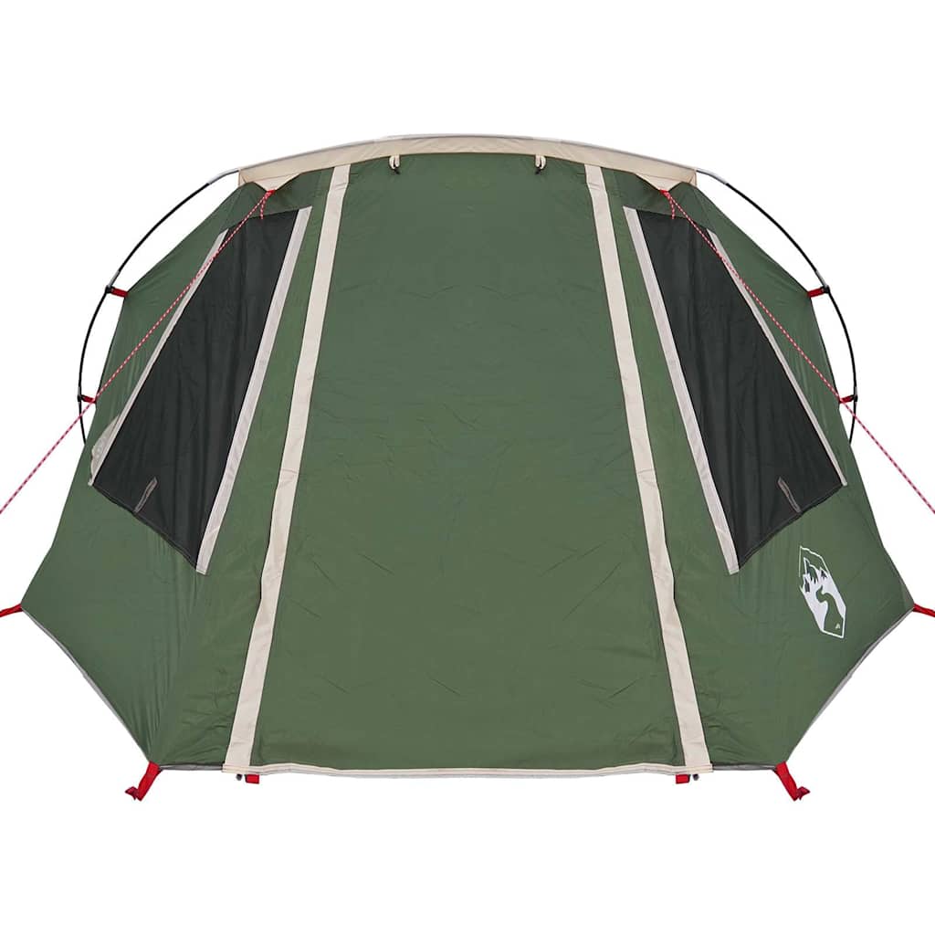 vidaXL Tunnelzelt für 3 Personen Grün und Weiß 328 x 228 x 115 cm