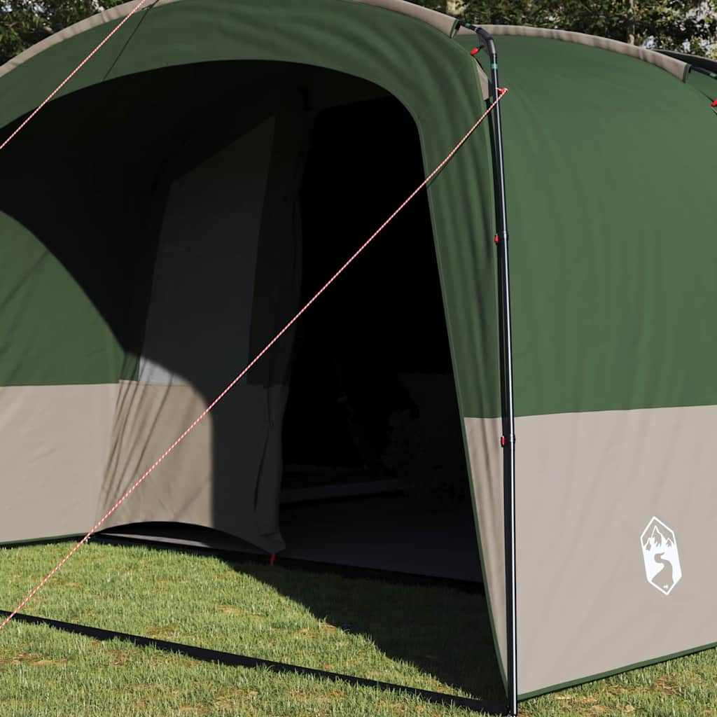 vidaXL Familienzelt für 12 Personen Grün und Weiß 760 x 645 x 230 cm