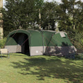 vidaXL Familienzelt für 12 Personen Grün und Weiß 760 x 645 x 230 cm