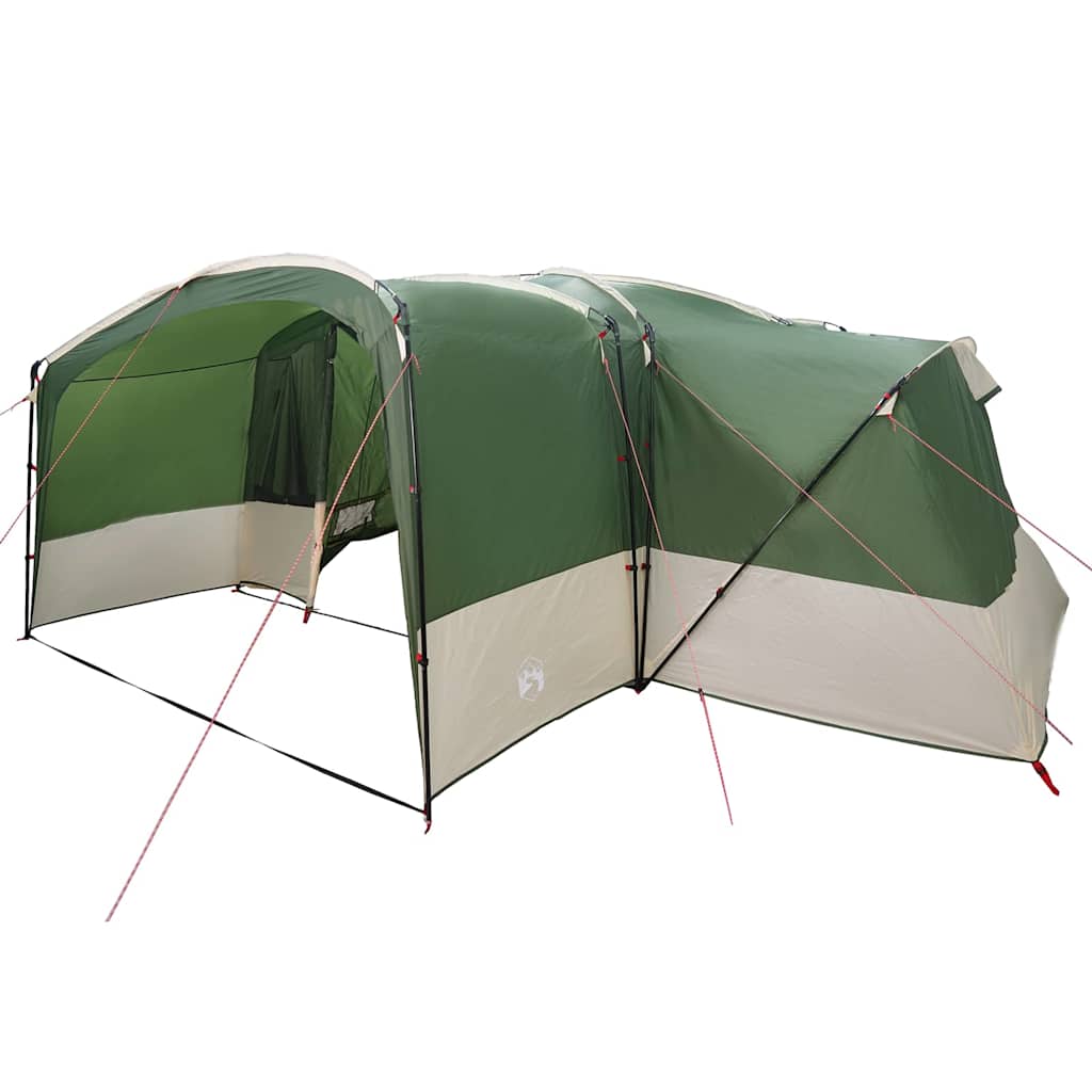 vidaXL Familienzelt für 12 Personen Grün und Weiß 760 x 645 x 230 cm
