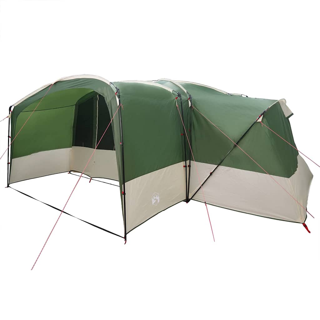 vidaXL Familienzelt für 12 Personen Grün und Weiß 760 x 645 x 230 cm