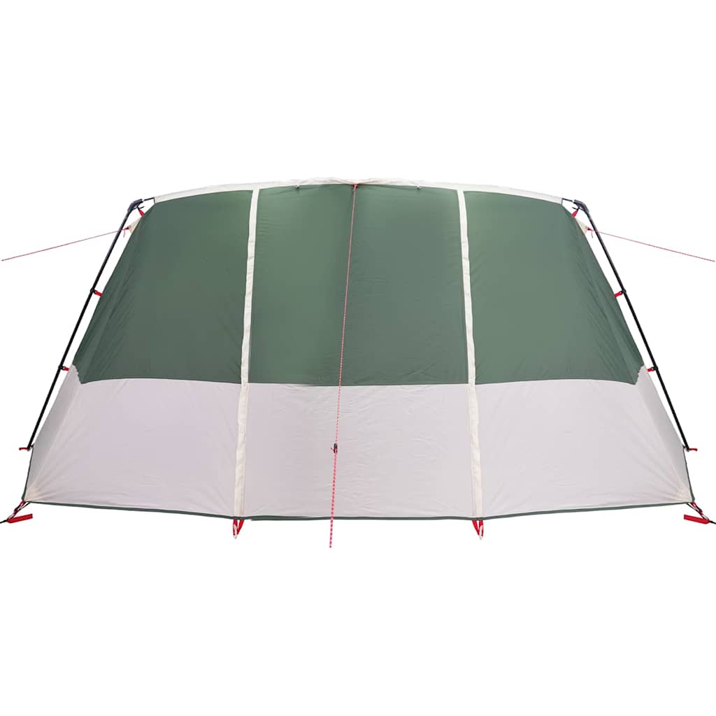 vidaXL Familienzelt für 12 Personen Grün und Weiß 760 x 645 x 230 cm