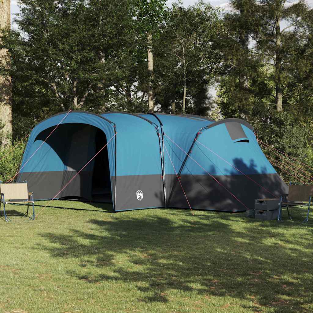 vidaXL Familienzelt für 12 Personen Grün und Weiß 760 x 645 x 230 cm