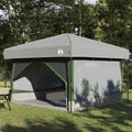 vidaXL Innertelt 7-Personen mit Dach Grün und Grau 300 x 300 x 250 cm