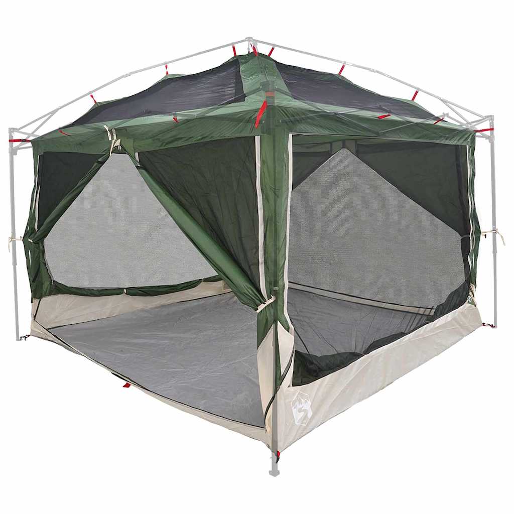 vidaXL Innertelt 7-Personen mit Dach Grün und Grau 300 x 300 x 250 cm