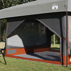 vidaXL Innertelt 7-Personen Grau und Orange 300 x 300 x 250 cm