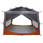 vidaXL Innertelt 7-Personen Grau und Orange 300 x 300 x 250 cm
