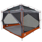 vidaXL Innertelt 7-Personen Grau und Orange 300 x 300 x 250 cm