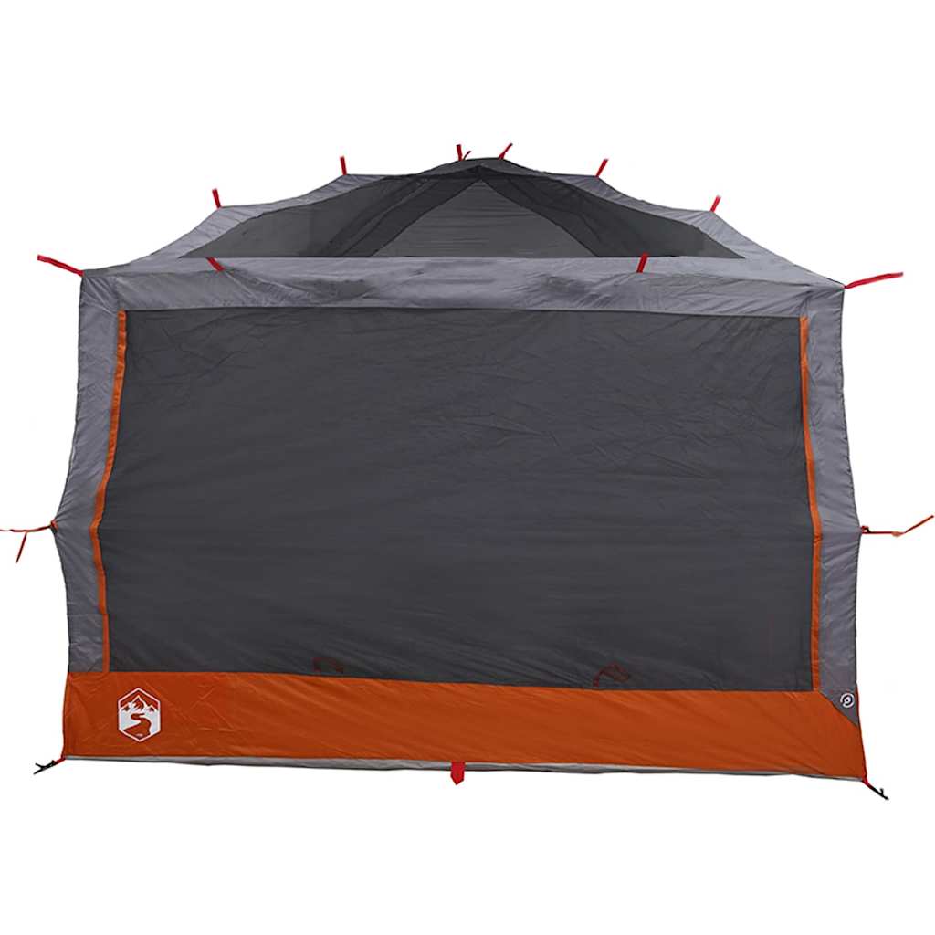 vidaXL Innertelt 7-Personen Grau und Orange 300 x 300 x 250 cm