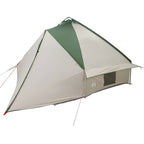 vidaXL Teepee Zelt für 10 Personen Grün und Weiß 567 x 470 x 242 cm