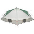 vidaXL Teepee Zelt für 10 Personen Grün und Weiß 567 x 470 x 242 cm