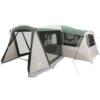 vidaXL Familienzelt für 20 Personen Grün und Weiß 745 x 700 x 217 cm