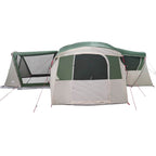 vidaXL Familienzelt für 20 Personen Grün und Weiß 745 x 700 x 217 cm