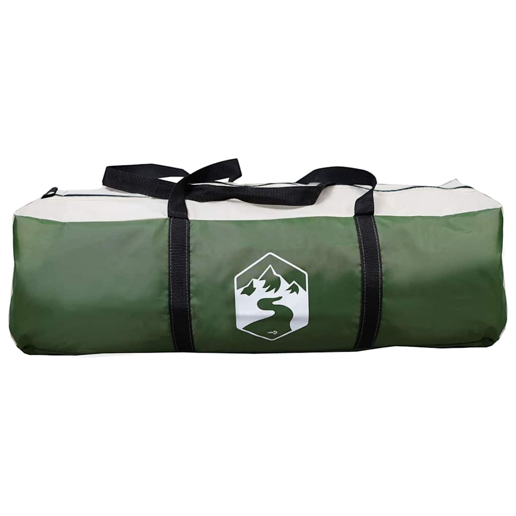 vidaXL Familienzelt für 10 Personen Grün und Grau 460 x 430 x 214 cm
