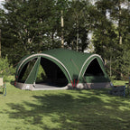 vidaXL Familienzelt für 10 Personen Grün und Grau 460 x 430 x 214 cm