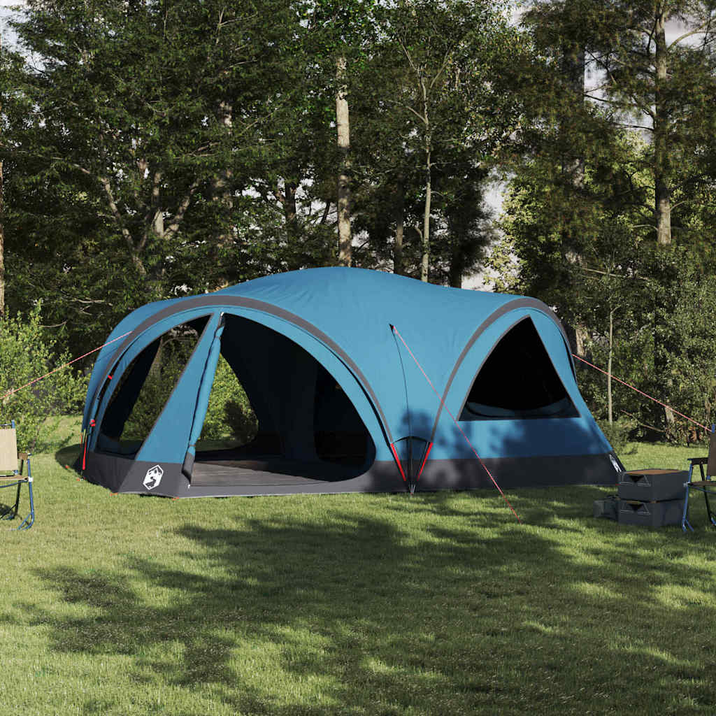 vidaXL Familienzelt für 10 Personen Grün und Grau 460 x 430 x 214 cm