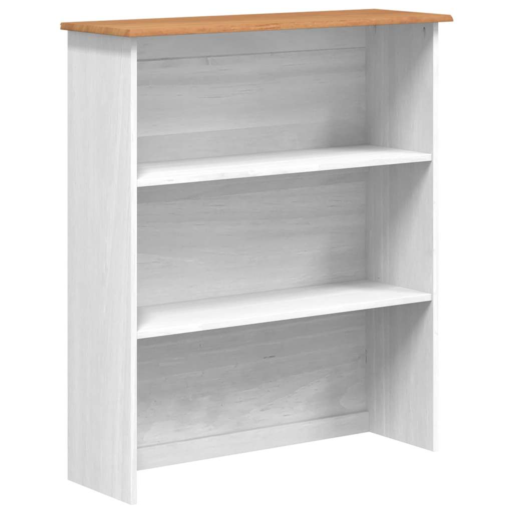 vidaXL Hutch ASKIM Weiß 91 x 40 x 200,5 cm Massives Kiefernholz