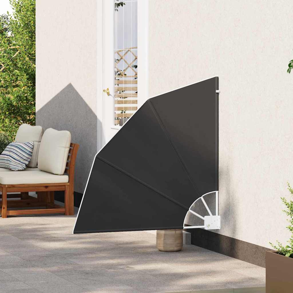 vidaXL Balkon Sichtschutz 115 x 115 cm Polyester Anthrazit