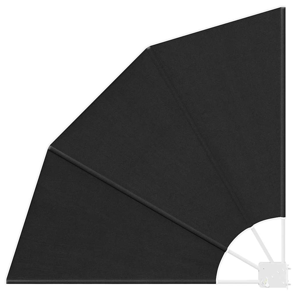 vidaXL Balkon Sichtschutz 115 x 115 cm Polyester Anthrazit