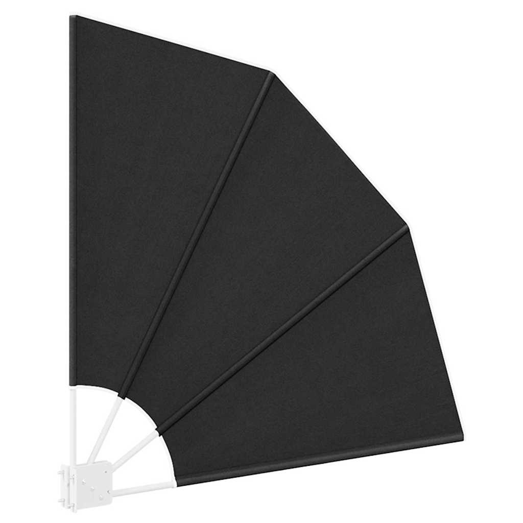 vidaXL Balkon Sichtschutz 115 x 115 cm Polyester Anthrazit