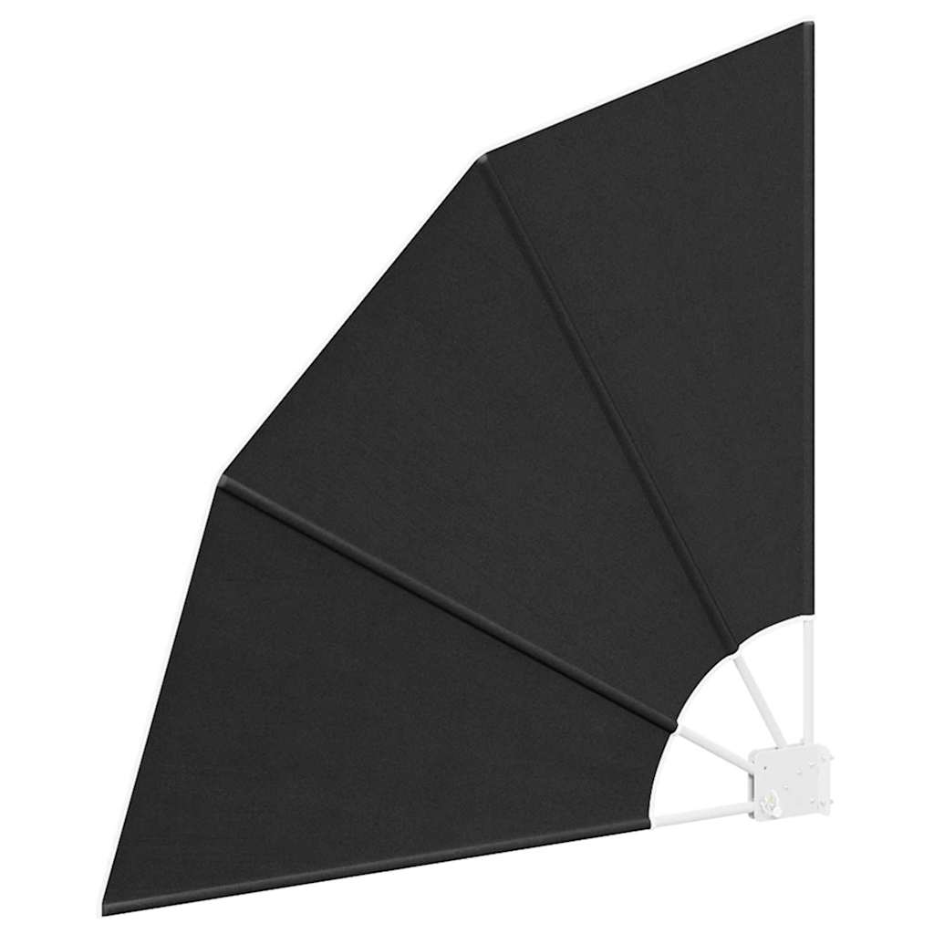 vidaXL Balkon Sichtschutz 115 x 115 cm Polyester Anthrazit