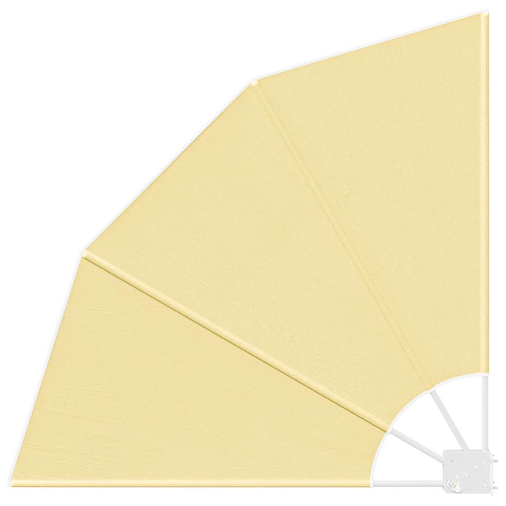 vidaXL Balkon Sichtschutz 115 x 115 cm Polyester Sand