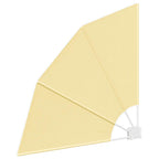 vidaXL Balkon Sichtschutz 115 x 115 cm Polyester Sand