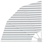 vidaXL Balkon Sichtschutz 115 x 115 cm Polyester Anthrazit und Weiß