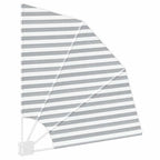 vidaXL Balkon Sichtschutz 115 x 115 cm Polyester Anthrazit und Weiß